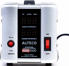 Автоматический стабилизатор напряжения Alteco HDR 1000 вид спереди