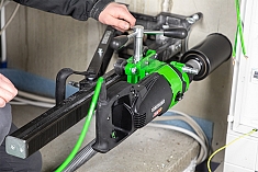 Использование установки с микроударом для сухого алмазного бурения Eibenstock DSE 162 Использование установки с микроударом для сухого алмазного бурения Eibenstock DSE 162