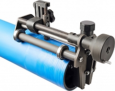 Использование устройства для снятия оксидного слоя пэ труб Gas Fusion УСО-400