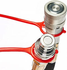 Муфты гидравлических шлангов гидравлических стыковых сварочных аппаратов для пнд труб Gas Fusion Red-1000