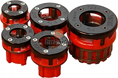 Плашки клуппа трубного ручного Virax 3/8"-1/2"-3/4"-1"-1 1/4"-1 1/2"-2" BSPT Правая