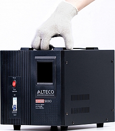 Применение автоматического стабилизатора напряжения Alteco STDR 5000
