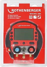Упаковка электронного цифрового манометрического коллектора Rothenberger Rocool 600 Упаковка электронного цифрового манометрического коллектора Rothenberger Rocool 600